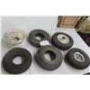Image 1 : 5 Tires and 2 Rims, Size 4-10/3.50-6 