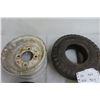 Image 2 : 5 Tires and 2 Rims, Size 4-10/3.50-6 