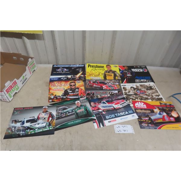 10 Drag Racing Photo Cards: Spencer Massey, Bob Tasca, Dixon, Milligan, Force, Neff