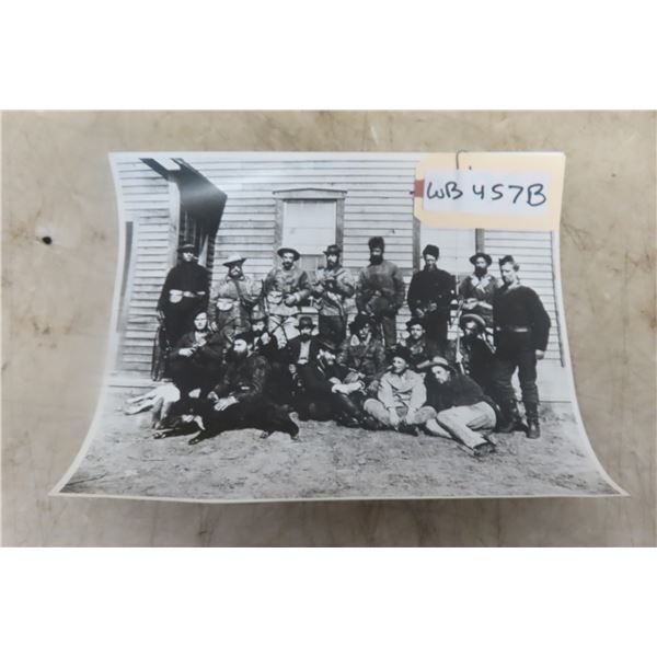 Rare Manitoba Archives B&W Photo of North American Boundary Commission Officers, circa 1872–76 
