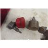 Image 4 : 8 Antique Hit and Miss Engine Grease Oilers – Various Sizes