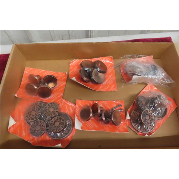 Vintage Charm N Style New Old Stock Cabinet Drawer Knobs – 6 Packages, 22 Knobs Total