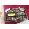 Image 1 : Vintage Hardware Lot: Ice Box Latches, Hinges, Door Viewer, Fuses, and More
