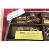 Image 5 : Vintage Hardware Lot: Ice Box Latches, Hinges, Door Viewer, Fuses, and More