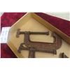 Image 3 : 2 Taylor Forbes Company No. 16 C-Clamps – Blacksmith Style