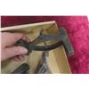 Image 3 : Antique Farm Implements: Tool Box, Seed Gauge, Saw Set Clamp