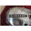 Image 2 : Vintage 1976–79 Kawasaki KZ750B Twin Motorcycle OEM LH Engine Cover, Part No. 14032-111-80