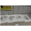 Image 1 : 4 Artist-Signed Dog Sketch Drawings by Stinson: Bernese Mountain Dog, Doberman Pinscher