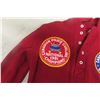 Image 3 : Cool Vintage Canadian Police Curling Bonspiel Champions Decorated Sweater with Sewn-On Cloth Patches