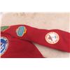 Image 5 : Cool Vintage Canadian Police Curling Bonspiel Champions Decorated Sweater with Sewn-On Cloth Patches