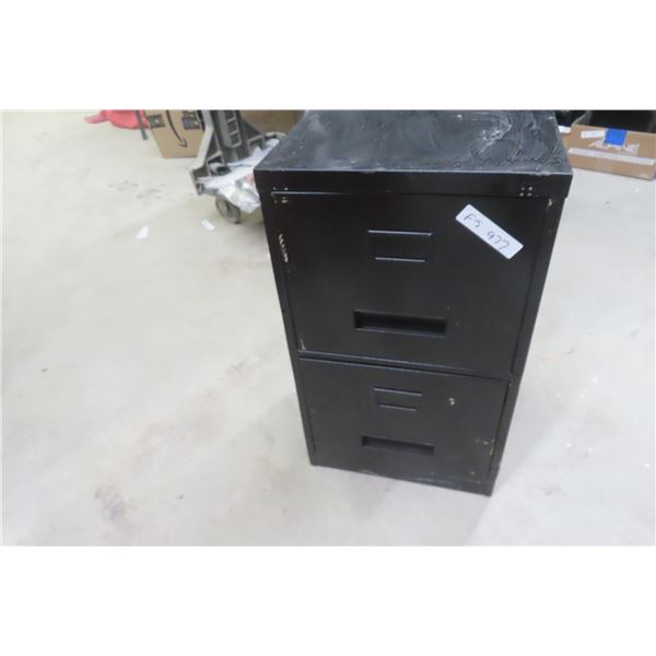 Metal 2 Door Filing Cabinet 26"×14"×15"