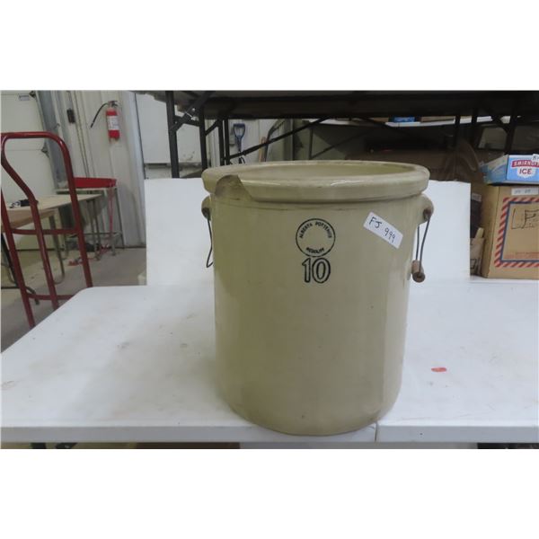 Alberta Pottery Stoneware 10-Gallon Crock