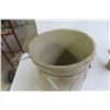 Image 4 : Antique Lot: Medicine Hat Pottery 5-Gallon Crock, Washboard