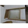 Image 7 : Antique Lot: Medicine Hat Pottery 5-Gallon Crock, Washboard