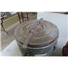 Image 3 : Military Food Container, 16"H × 4" Diameter, and Wood Tool Box, 