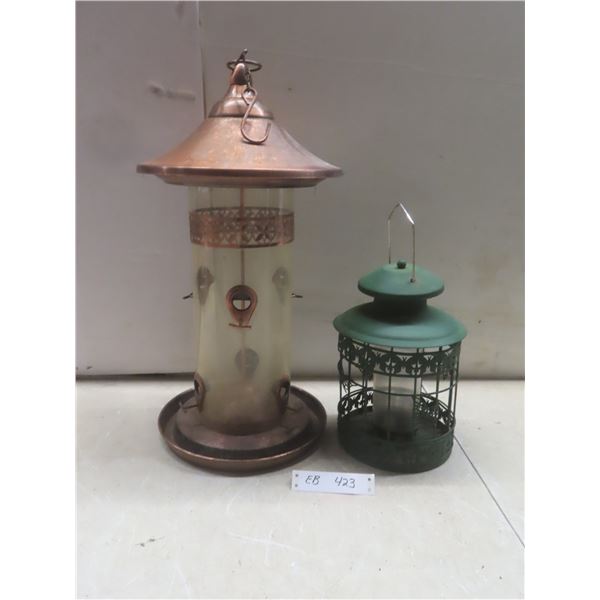 2 Bird Feeders – Tallest 21"