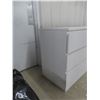 Image 3 : Ashley Onita White Double Dresser and Nightstand – Modern Style, Crisp White Finish.