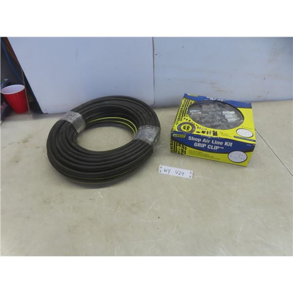 New Shop Air Line Kit and 1/4" PT 300 PSI, 4' Hose