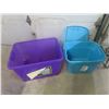 Image 6 : 4 Totes with Lids