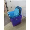 Image 7 : 4 Totes with Lids