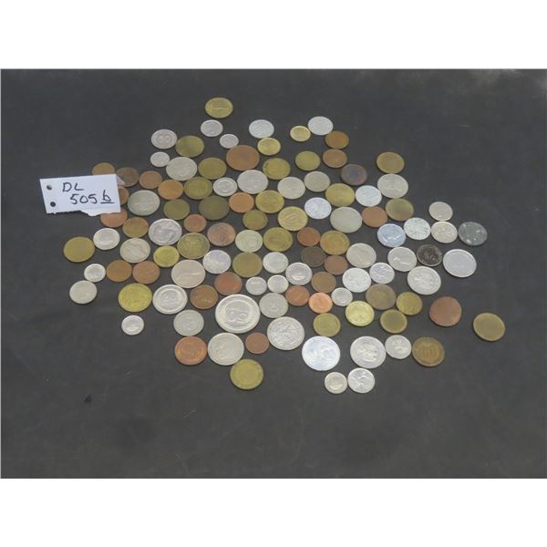 100 Foreign Coins and Some Canadian Coins