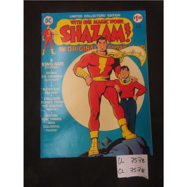 Shazam Comic Limited Edition – DC #C-27, Large Size, Near Mint
