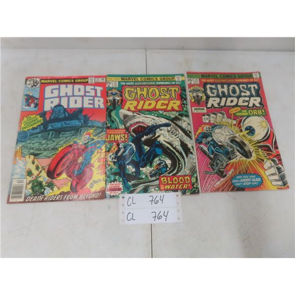 Marvel Ghost Rider Vol. 1 – Issues #14, #16, #33, Yrs. 1975–76 – Qty 3