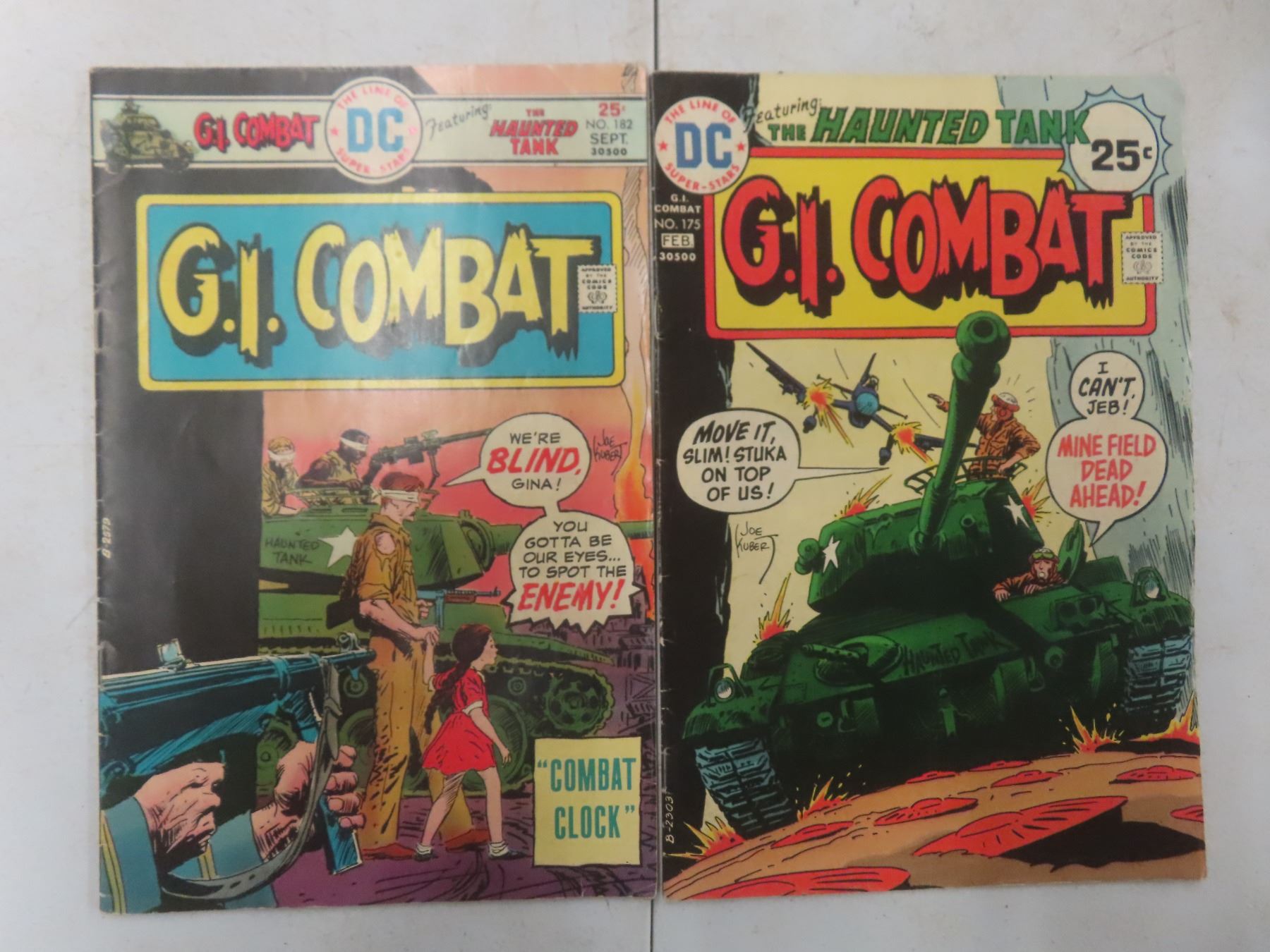 DC G.I. Combat Comics – Yrs. 1975–77 – Qty 5