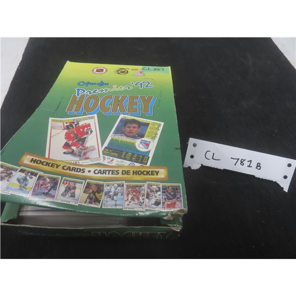 O-Pee-Chee Box 1992 Premier Hockey Cards