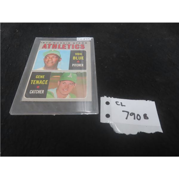 Topps 1970 Rookie Stars – Vida Blue and Gene Tenace – Very Fine Condition