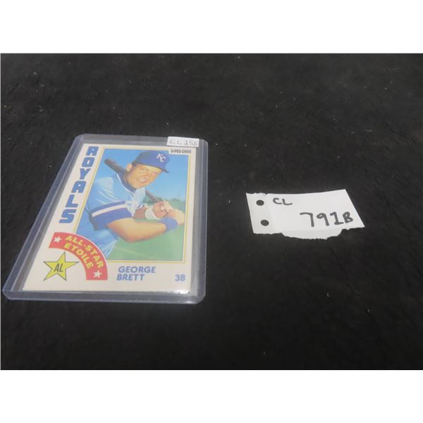 O-Pee-Chee 1984 George Brett – K.C. Royals, "All Star," Mint