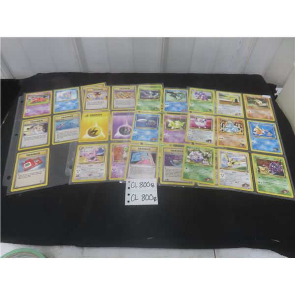 Pokémon 1999 Neo Genesis and Gym Challenge Cards – All Different, Some 1st Edition