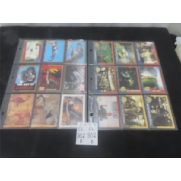 Jurassic Park Dinosaur Trading Cards – Mint Condition