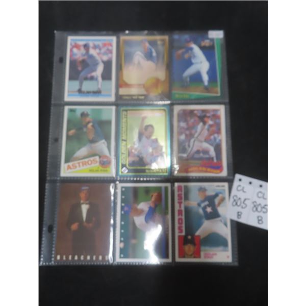 Nolan Ryan Hall of Fame Pitcher Baseball Cards – Lot
