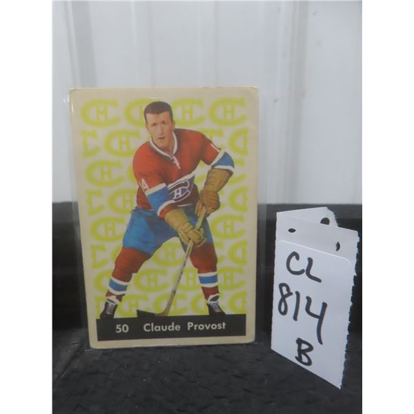 Parkhurst 1961–62 Claude Provost – Montreal Canadiens