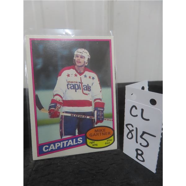 O-Pee-Chee 1980 Mike Gartner Rookie Card – Washington Capitals