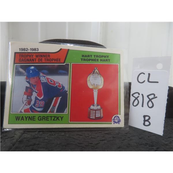 O-Pee-Chee 1983 Wayne Gretzky Hart Trophy Winner Card