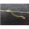 Image 5 : New 14K Gold Plated 35.0mm Simulated Diamond (CZ) Bow Necklace – Adjustable, 18–19" Long