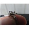 Image 6 : New Platinum Plated 1ct Simulated Diamond (CZ) Halo Ring – Resizable