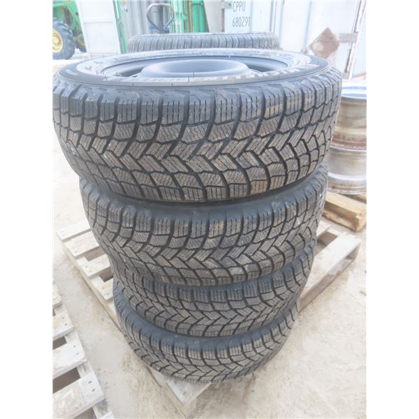 Michelin X-Ice 195/65R15 Tires with 4-Bolt Wheels – Set of 4
