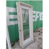 Image 1 : Exterior Glass Door with Door Knob and Locks, 8½ × 33½"