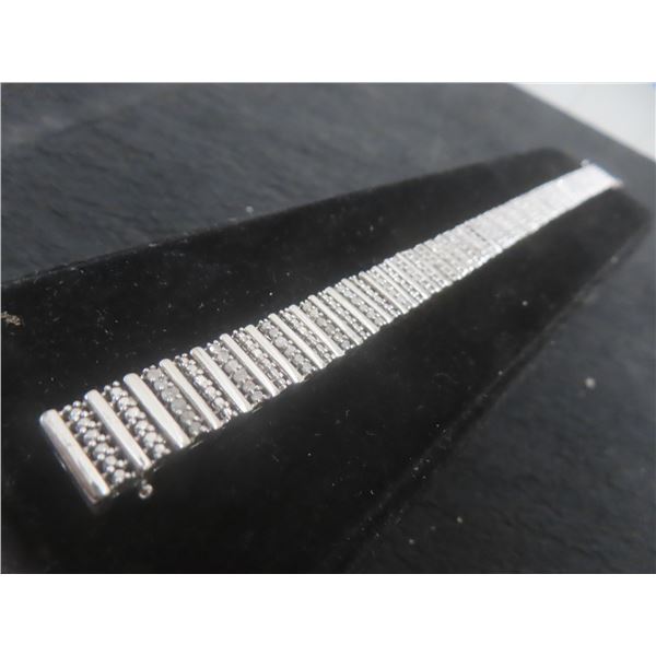 925 Silver Bracelet – 7½" Length, 21.9g