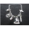 Image 1 : 925 Silver Charm Bracelet – 15.7g