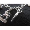 Image 5 : 925 Silver Charm Bracelet – 15.7g