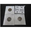 Image 1 : Canada Small Cents 1931, 1932, 1933 – Qty 3