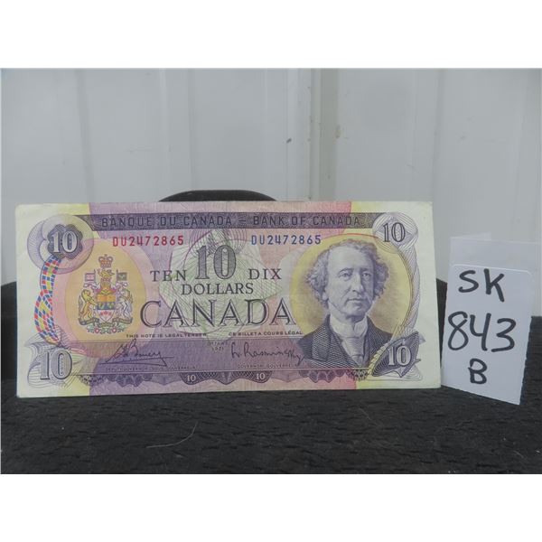 1971 Canada $10 Bill – Very Nice