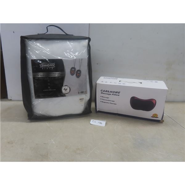 Beautyrest Black Luxury Heated Mattress Pad with 2 Controllers  +