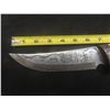 Image 3 : Carved Bone Handle Knife – 7" Blade with Eagle Engraving, 11" Total Length and More