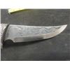Image 4 : Carved Bone Handle Knife – 7" Blade with Eagle Engraving, 11" Total Length and More