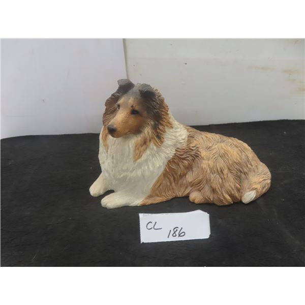 Sandi-Cast Collie Dog Figurine – 9", Made in U.S.A.